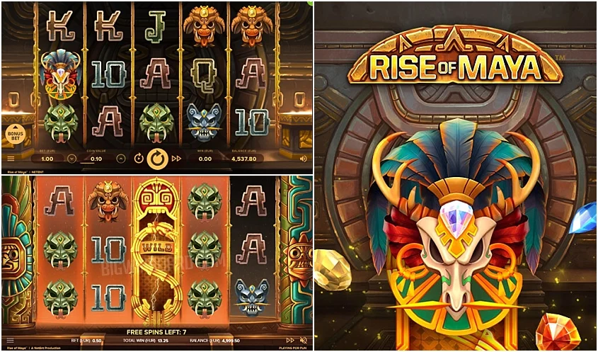 Review of Maya Online Slot Rise